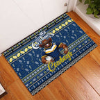 Cowboys Rugby Xmas Rubber Doormat Australia NRL Mascot