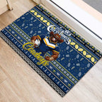 Cowboys Rugby Xmas Rubber Doormat Australia NRL Mascot