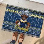 Cowboys Rugby Xmas Rubber Doormat Australia NRL Mascot