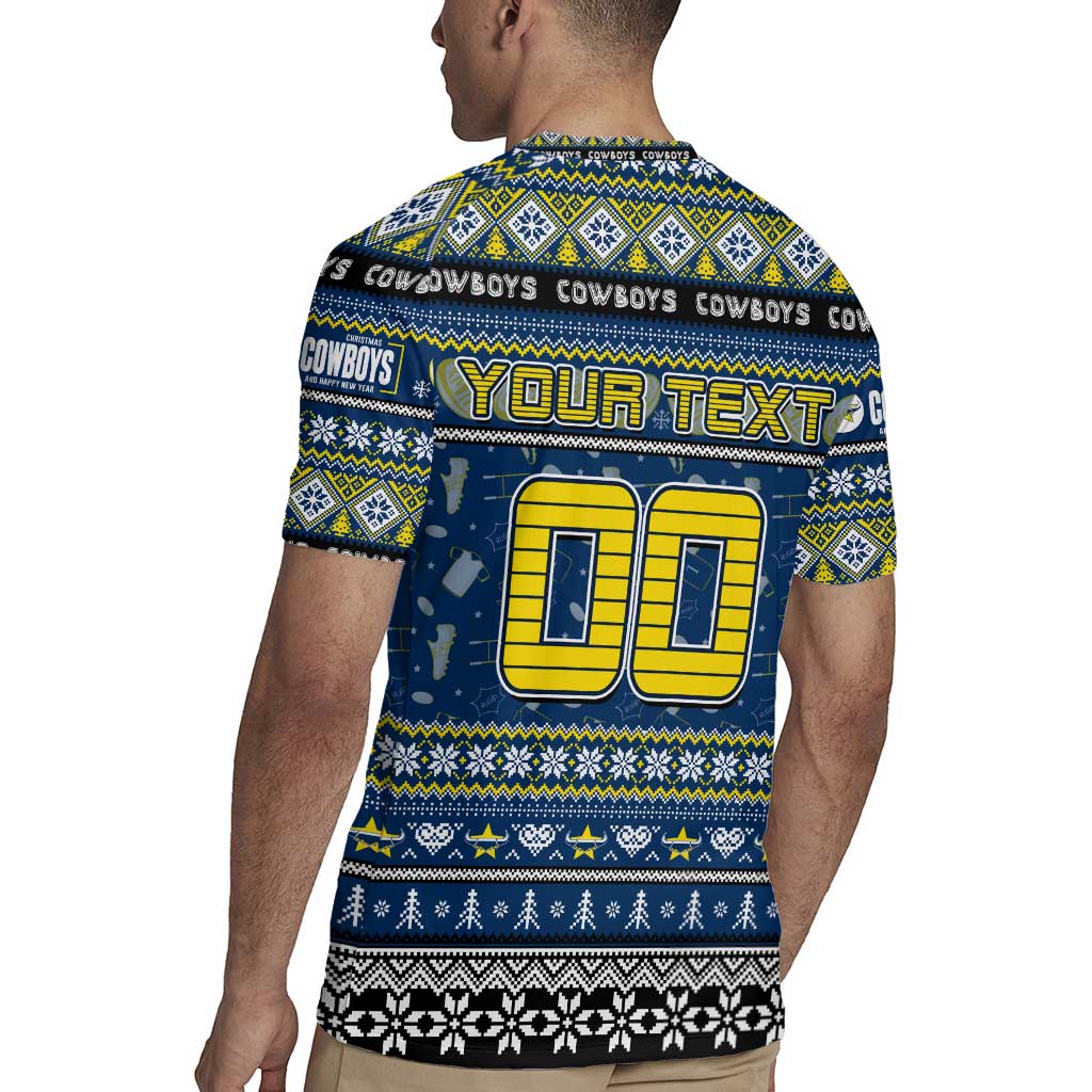 Personalized Cowboys Rugby Xmas Rugby Jersey Australia NRL Mascot
