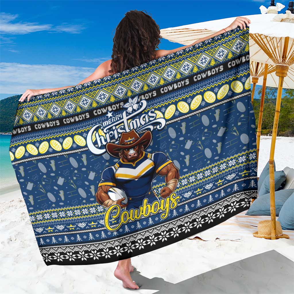 Cowboys Rugby Xmas Sarong Australia NRL Mascot