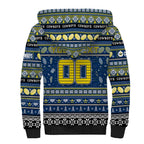 Personalized Cowboys Rugby Xmas Sherpa Hoodie Australia NRL Mascot