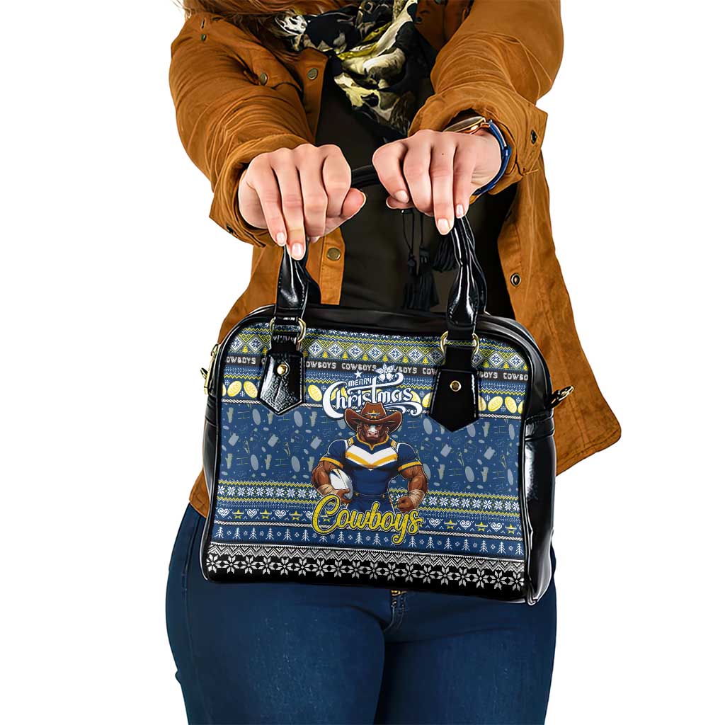 Cowboys Rugby Xmas Shoulder Handbag Australia NRL Mascot