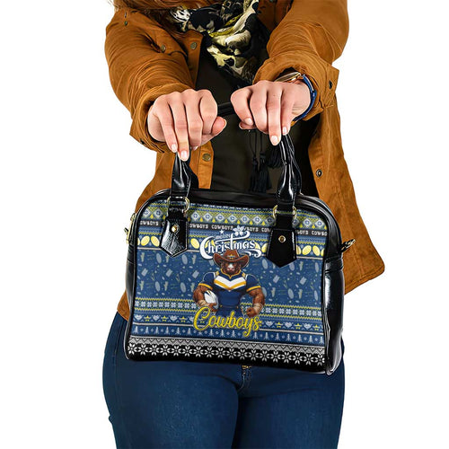 Cowboys Rugby Xmas Shoulder Handbag Australia NRL Mascot