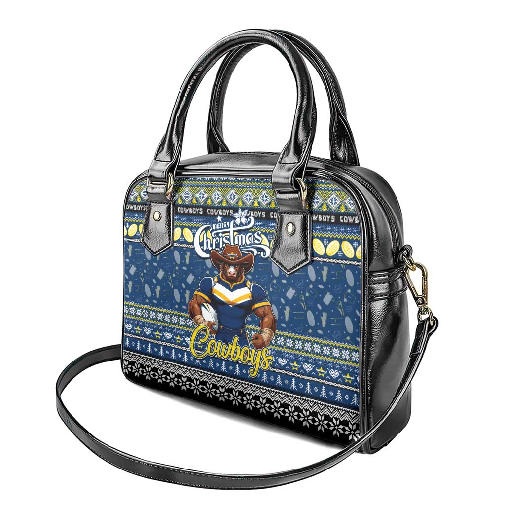 Cowboys Rugby Xmas Shoulder Handbag Australia NRL Mascot