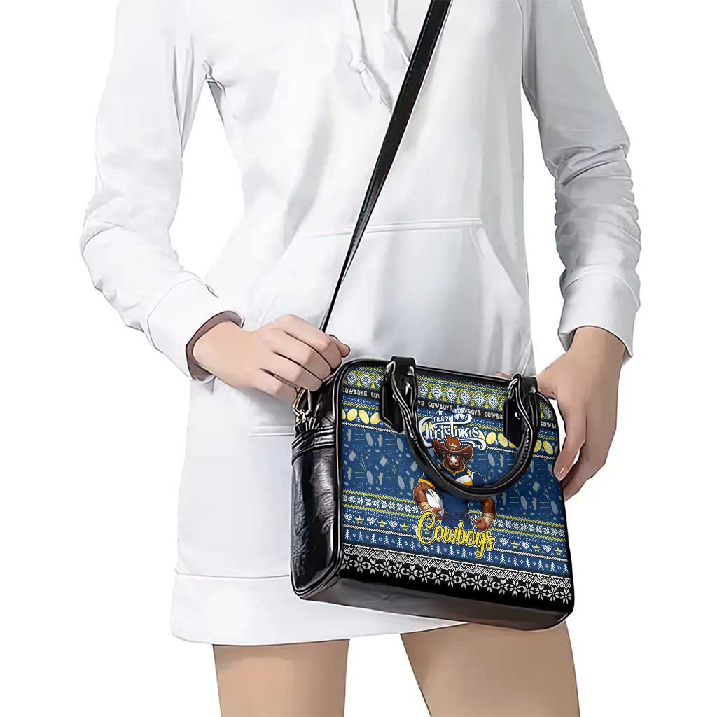 Cowboys Rugby Xmas Shoulder Handbag Australia NRL Mascot