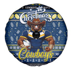 Cowboys Rugby Xmas Spare Tire Cover Australia NRL Mascot
