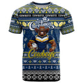 Personalized Cowboys Rugby Xmas T Shirt Australia NRL Mascot