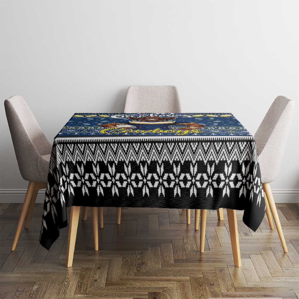 Cowboys Rugby Xmas Tablecloth Australia NRL Mascot