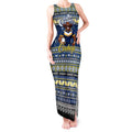 Personalized Cowboys Rugby Xmas Tank Maxi Dress Australia NRL Mascot