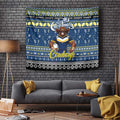 Cowboys Rugby Xmas Tapestry Australia NRL Mascot