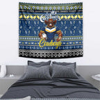 Cowboys Rugby Xmas Tapestry Australia NRL Mascot