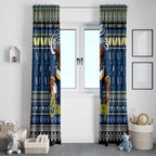 Cowboys Rugby Xmas Window Curtain Australia NRL Mascot