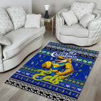 Eels Rugby Xmas Area Rug Australia NRL Mascot