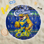 Eels Rugby Xmas Beach Blanket Australia NRL Mascot