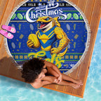 Eels Rugby Xmas Beach Blanket Australia NRL Mascot