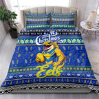 Eels Rugby Xmas Bedding Set Australia NRL Mascot