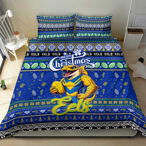 Eels Rugby Xmas Bedding Set Australia NRL Mascot