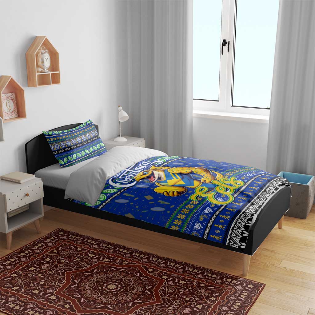 Eels Rugby Xmas Bedding Set Australia NRL Mascot