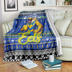Eels Rugby Xmas Blanket Australia NRL Mascot