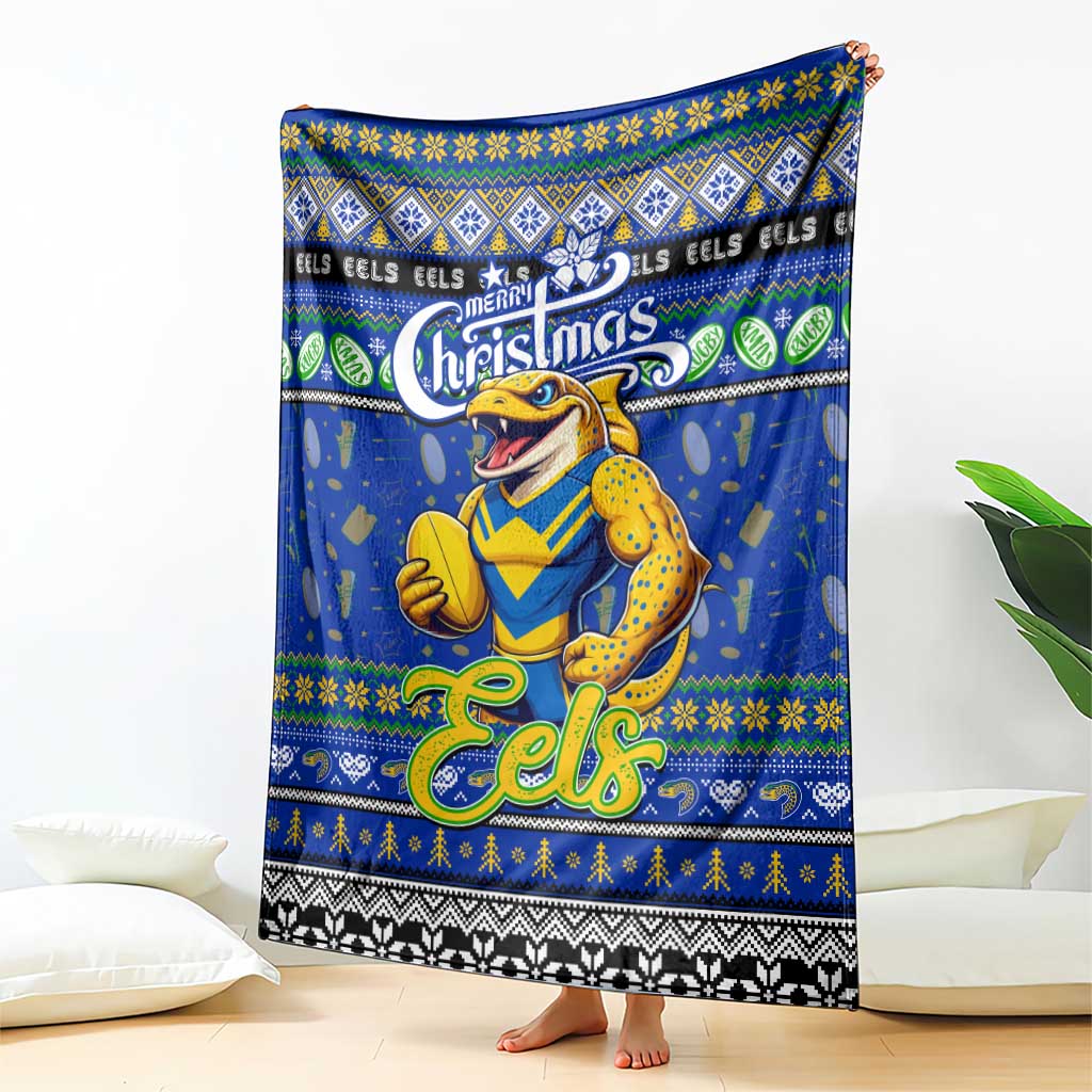 Eels Rugby Xmas Blanket Australia NRL Mascot