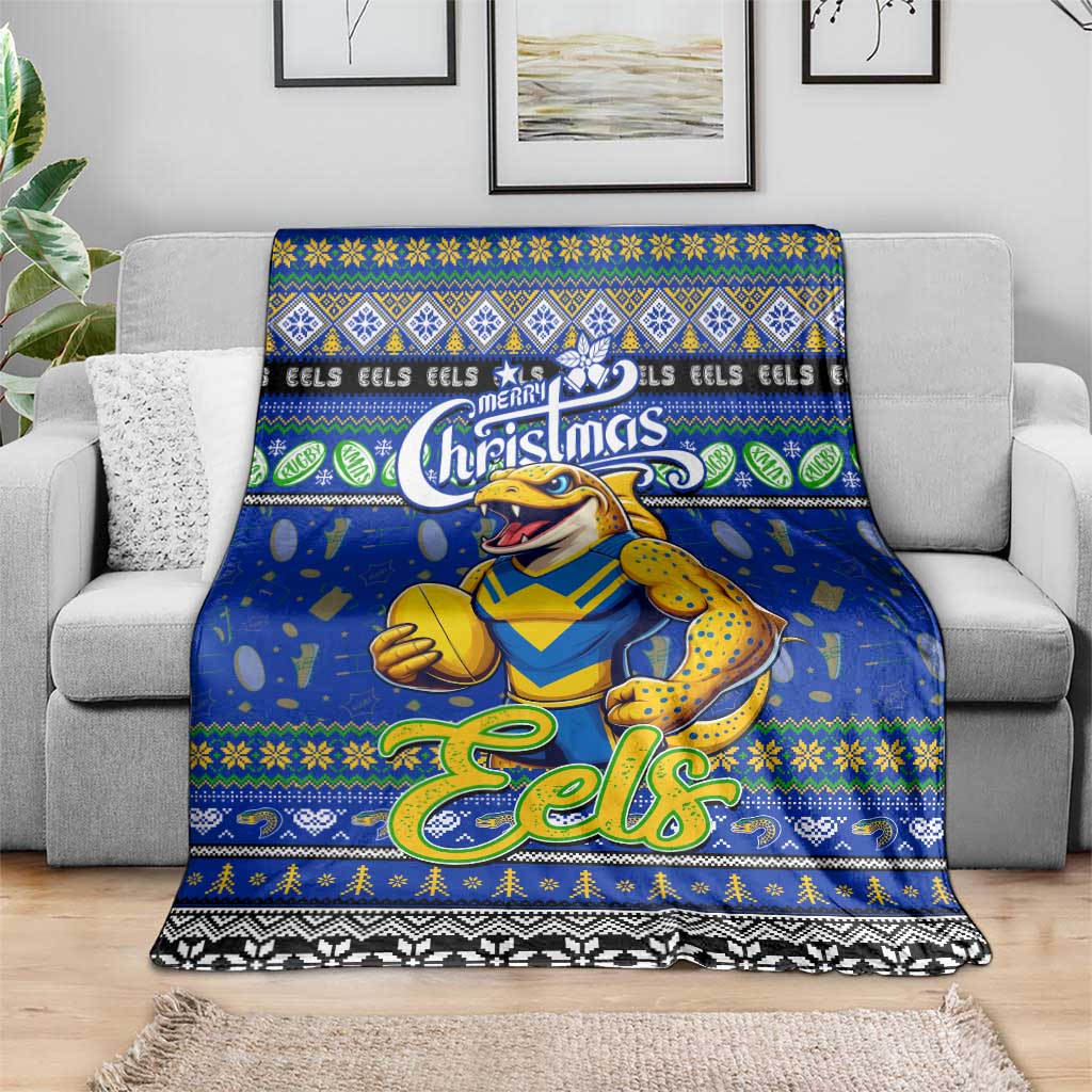 Eels Rugby Xmas Blanket Australia NRL Mascot