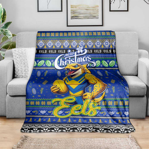 Eels Rugby Xmas Blanket Australia NRL Mascot