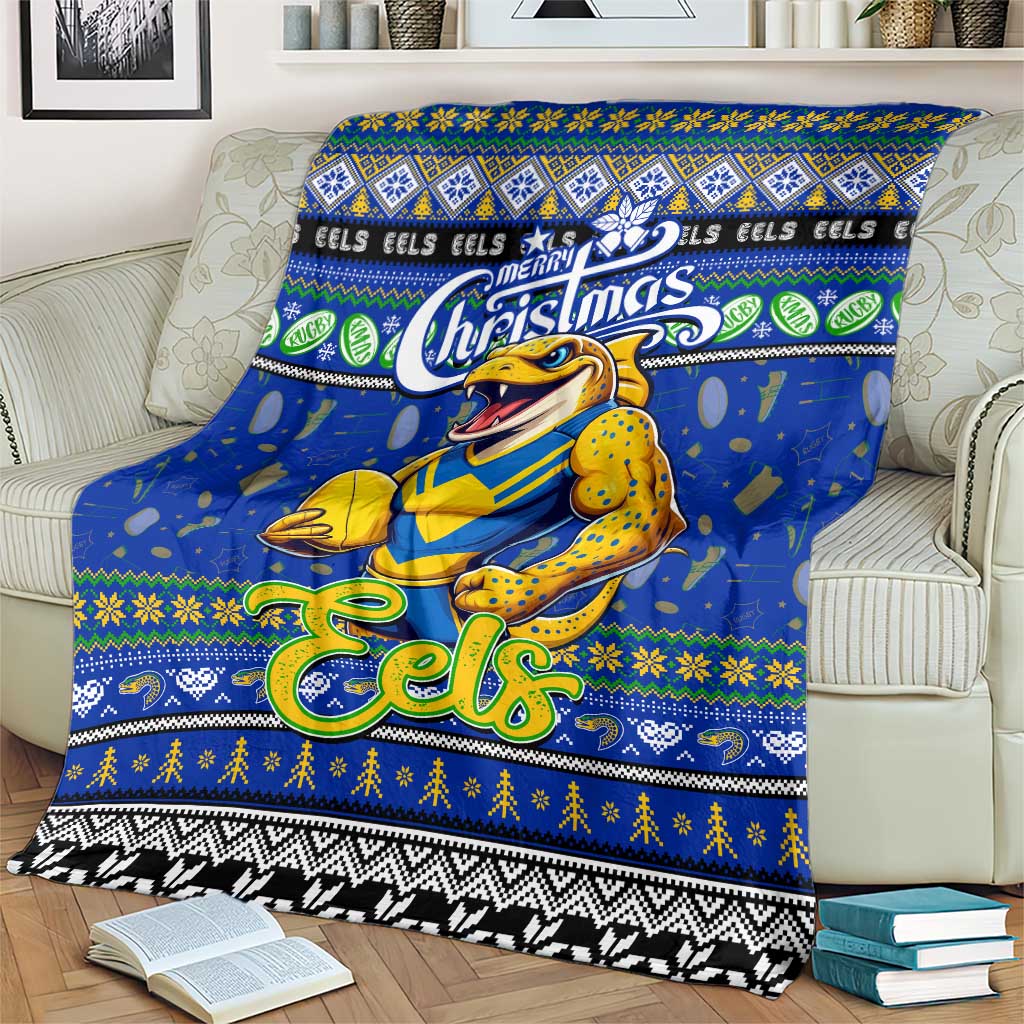 Eels Rugby Xmas Blanket Australia NRL Mascot
