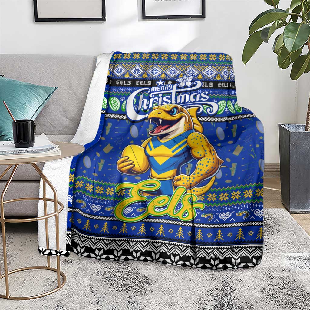 Eels Rugby Xmas Blanket Australia NRL Mascot