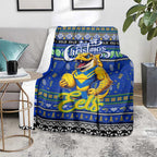 Eels Rugby Xmas Blanket Australia NRL Mascot