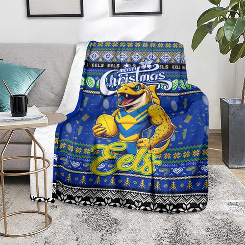 Eels Rugby Xmas Blanket Australia NRL Mascot