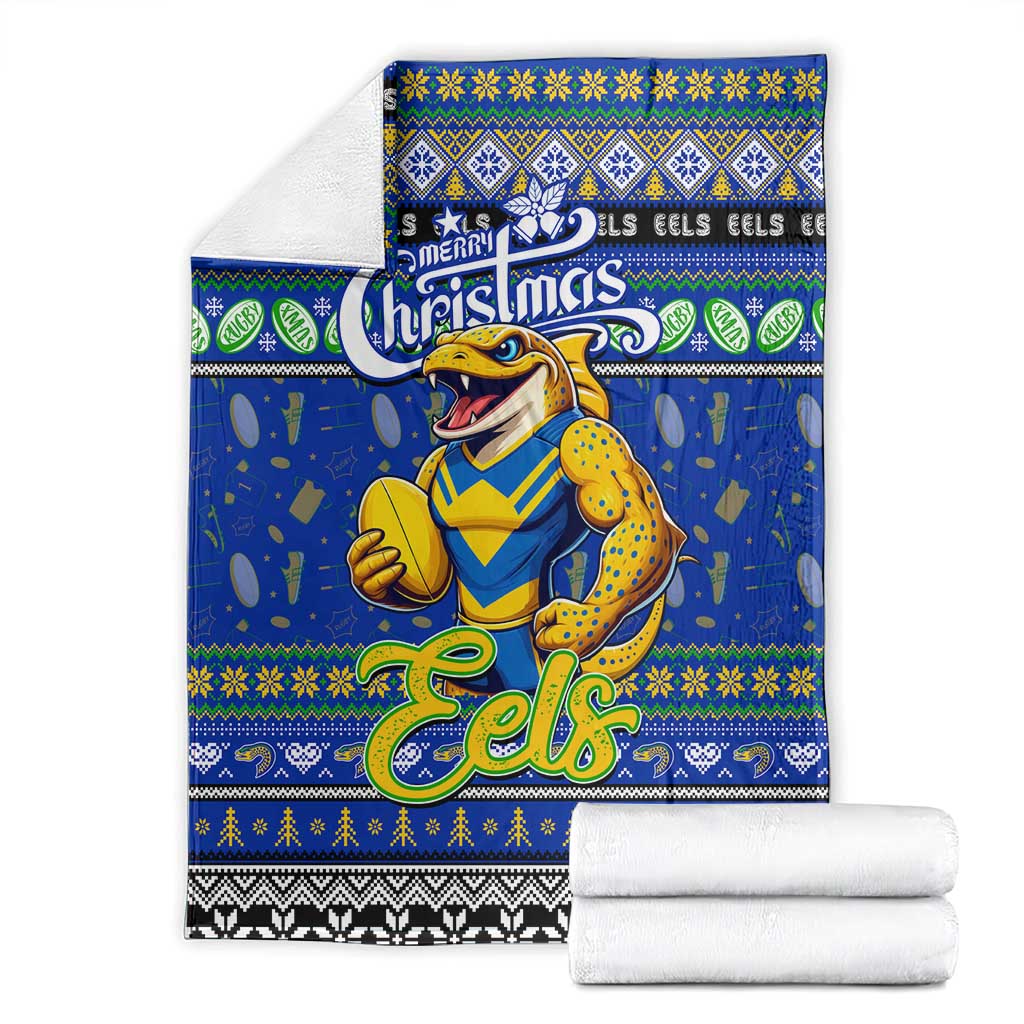 Eels Rugby Xmas Blanket Australia NRL Mascot