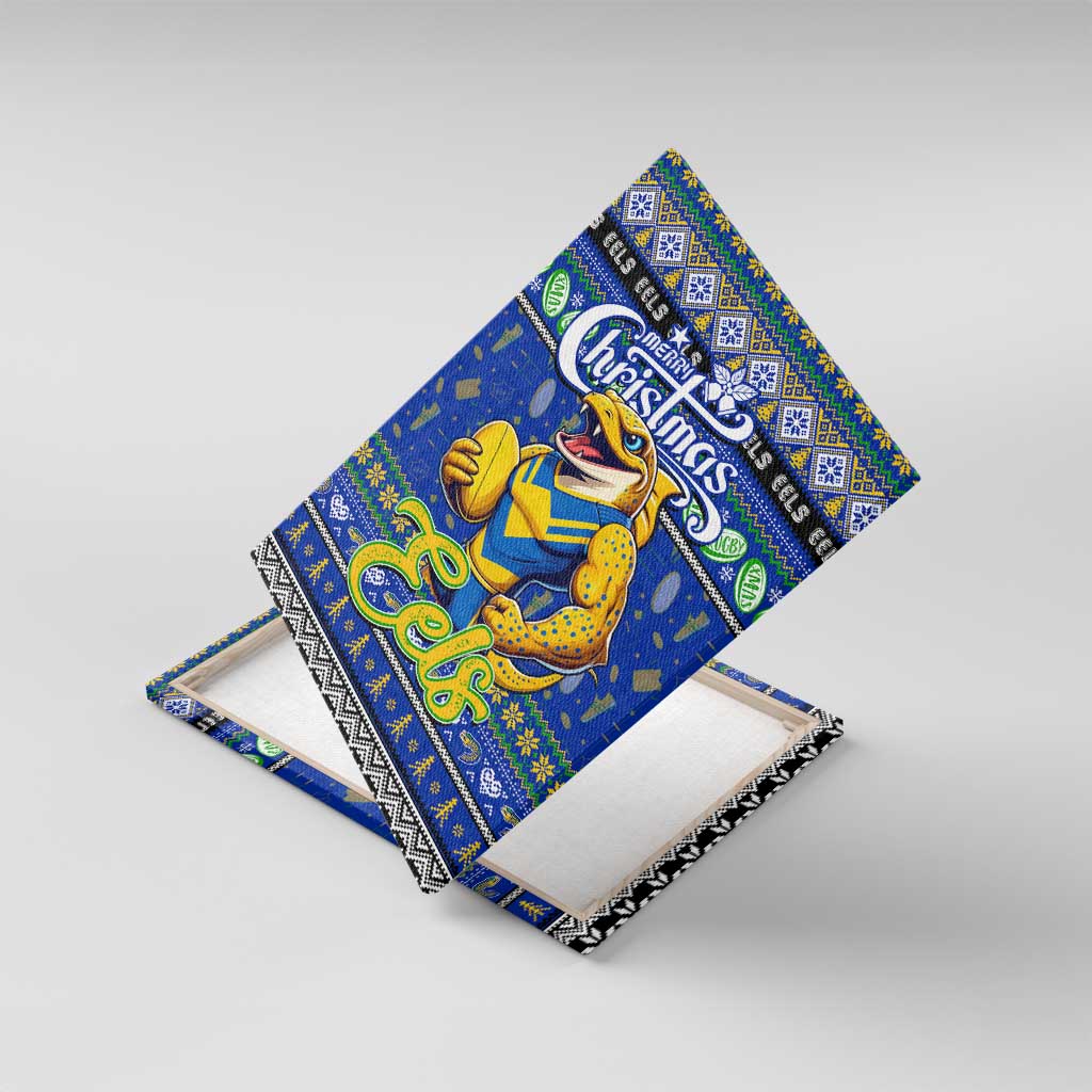 Eels Rugby Xmas Canvas Wall Art Australia NRL Mascot