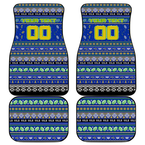 Eels Rugby Xmas Car Mats Australia NRL Mascot