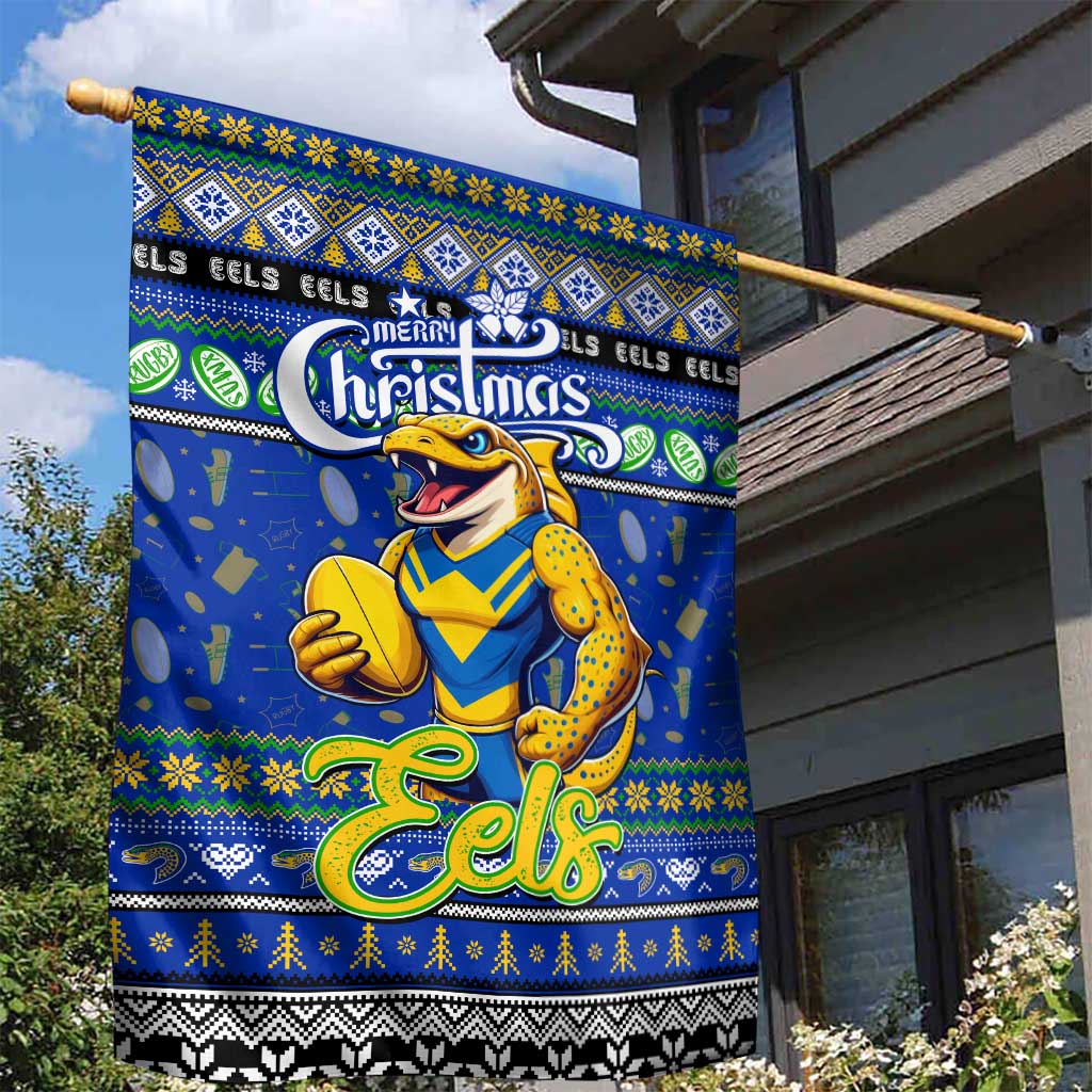 Eels Rugby Xmas Garden Flag Australia NRL Mascot