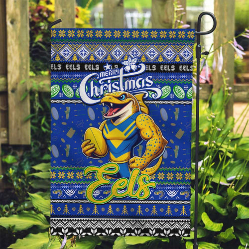 Eels Rugby Xmas Garden Flag Australia NRL Mascot