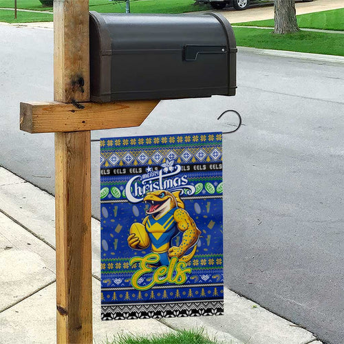Eels Rugby Xmas Garden Flag Australia NRL Mascot
