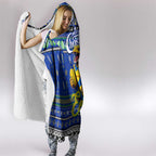 Eels Rugby Xmas Hooded Blanket Australia NRL Mascot