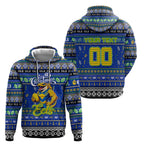 Personalized Eels Rugby Xmas Hoodie Australia NRL Mascot