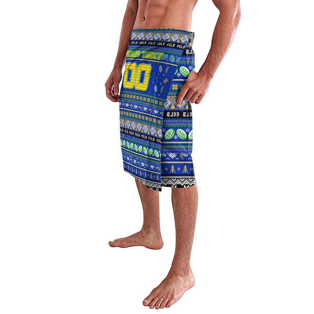 Personalized Eels Rugby Xmas Lavalava Australia NRL Mascot