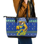 Eels Rugby Xmas Leather Tote Bag Australia NRL Mascot