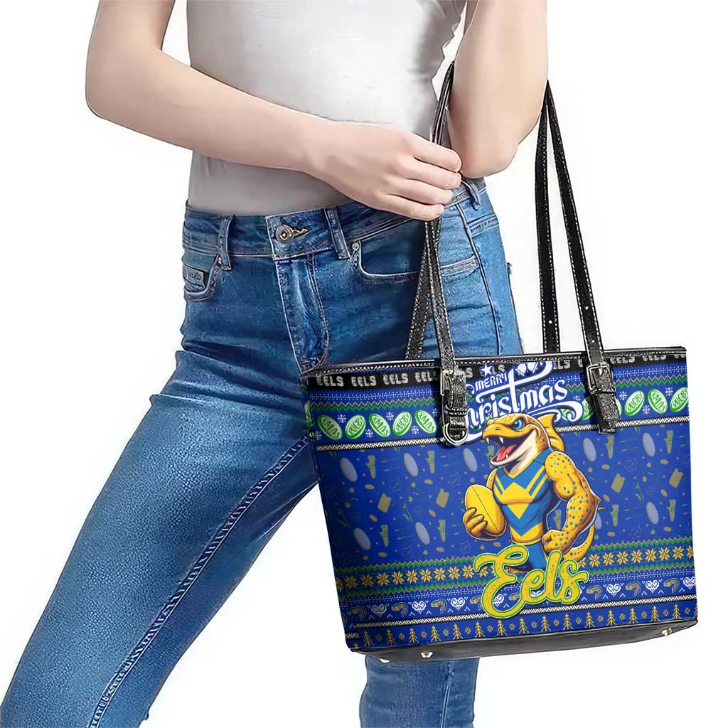 Eels Rugby Xmas Leather Tote Bag Australia NRL Mascot