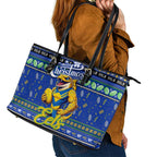 Eels Rugby Xmas Leather Tote Bag Australia NRL Mascot