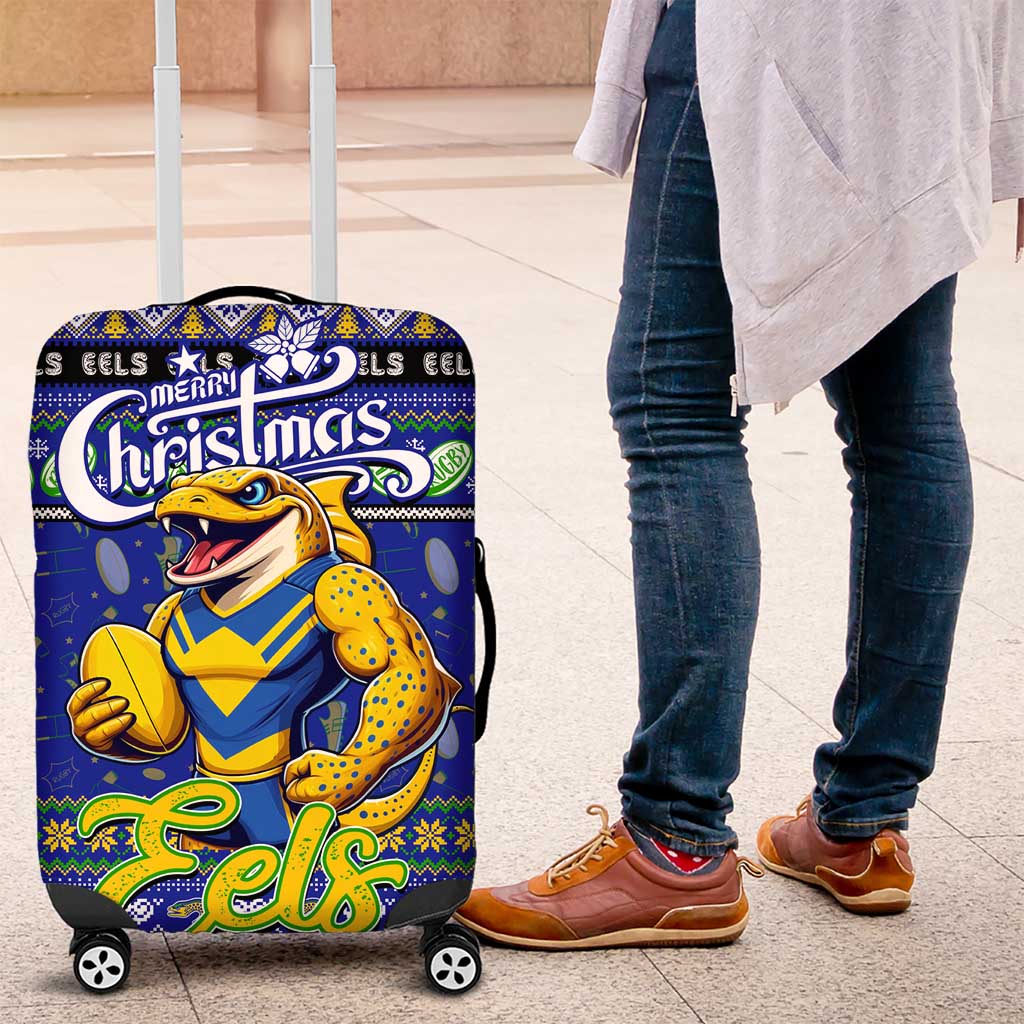 Eels Rugby Xmas Luggage Cover Australia NRL Mascot