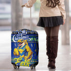 Eels Rugby Xmas Luggage Cover Australia NRL Mascot