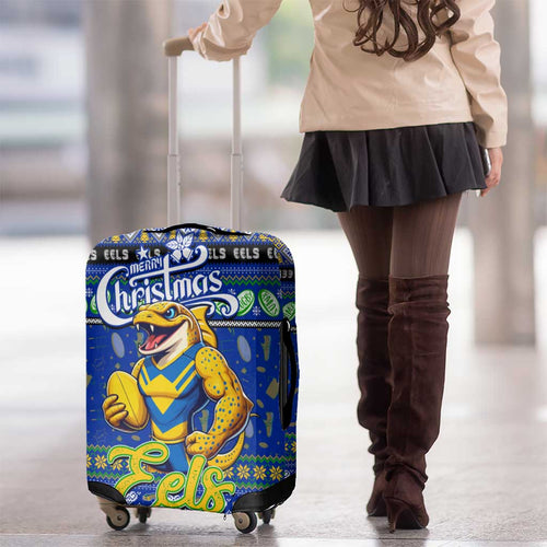Eels Rugby Xmas Luggage Cover Australia NRL Mascot