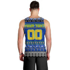 Personalized Eels Rugby Xmas Men Tank Top Australia NRL Mascot