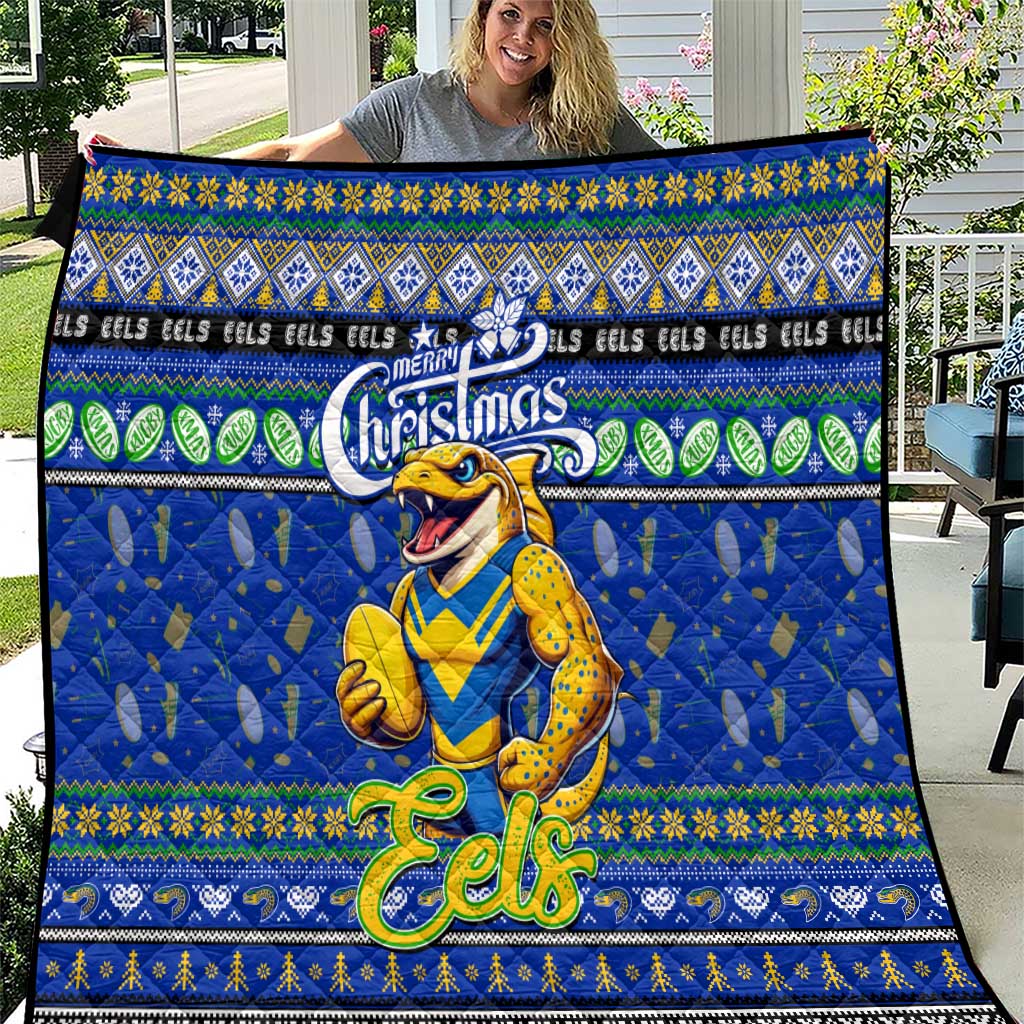 Eels Rugby Xmas Quilt Australia NRL Mascot