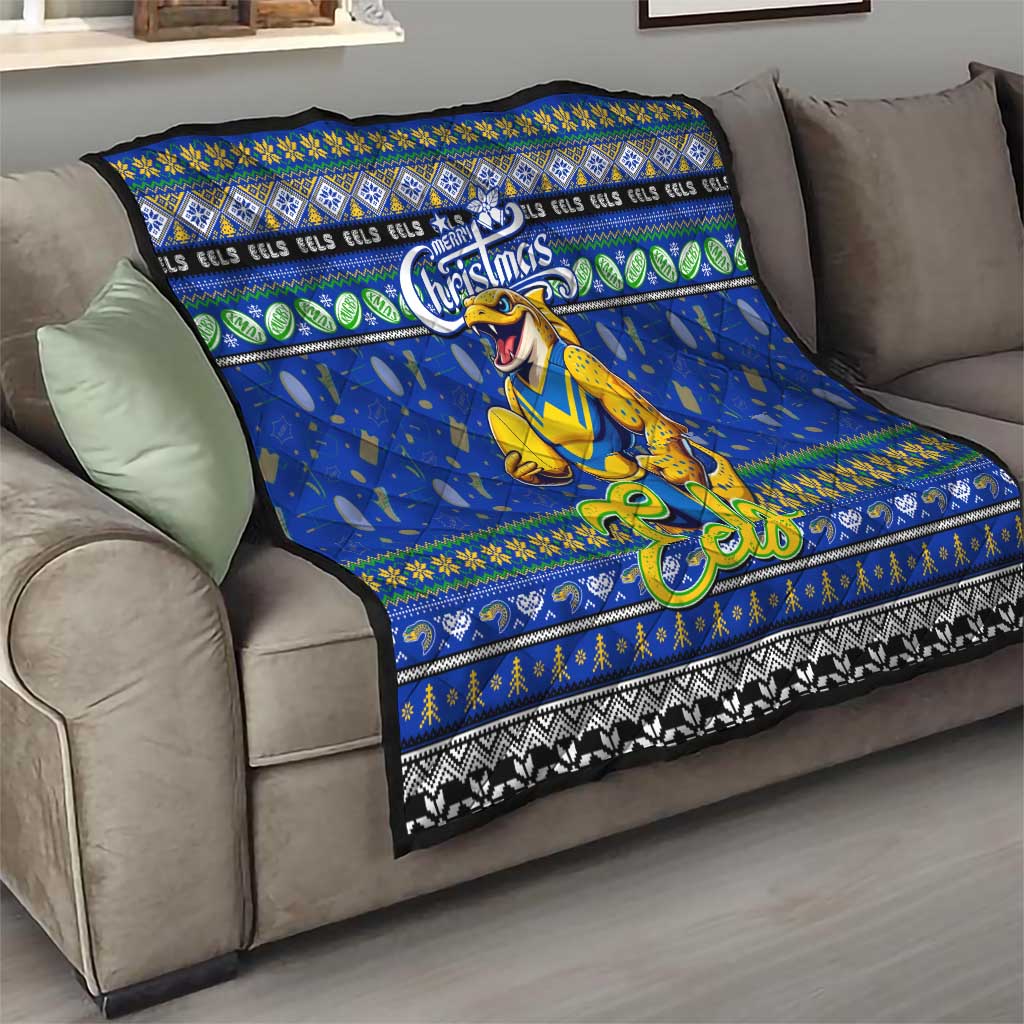 Eels Rugby Xmas Quilt Australia NRL Mascot