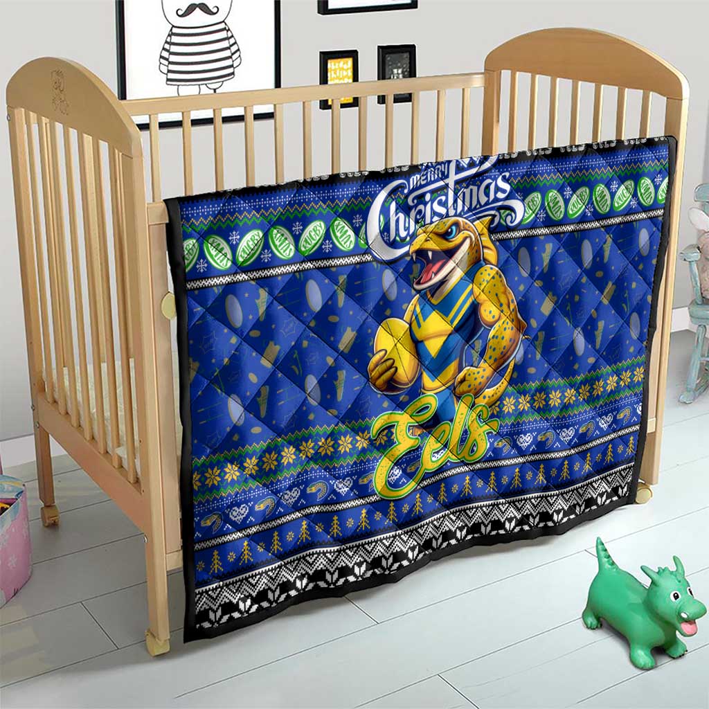 Eels Rugby Xmas Quilt Australia NRL Mascot